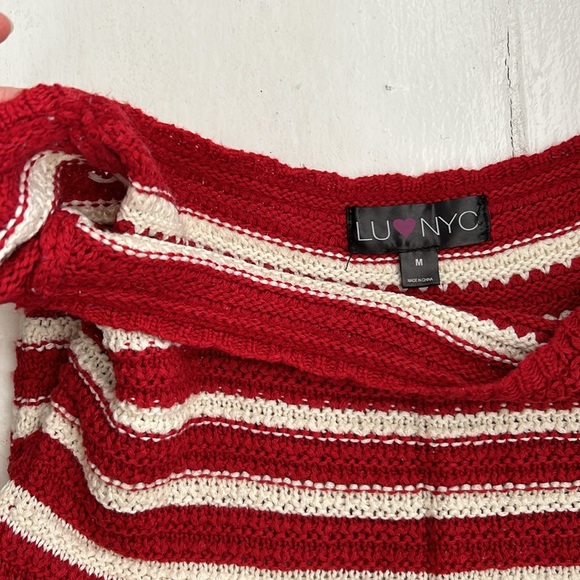 Cropped Striped Sweater Top - Picture 5 of 5